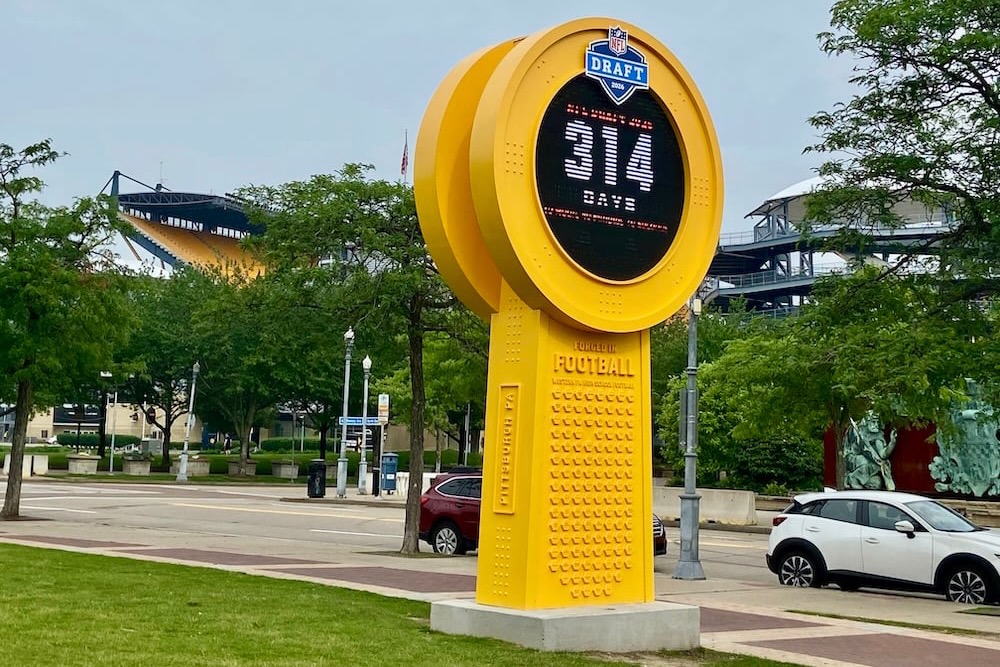Nfl Draft Countdown Sign