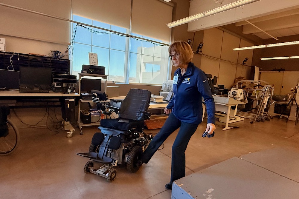 Mobility wheelchair at the Human Engineering Research Laboratories
