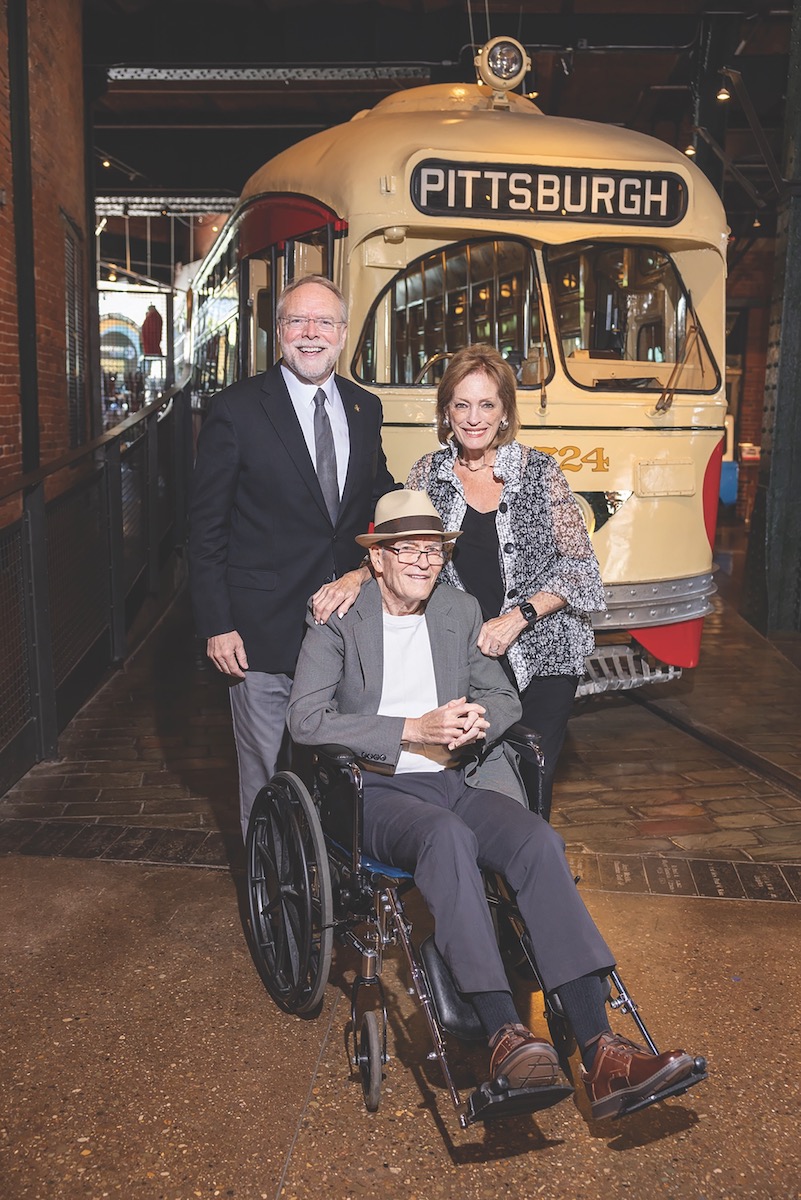 Andy Masich Carole Kamin And Daniel Kamin Seated